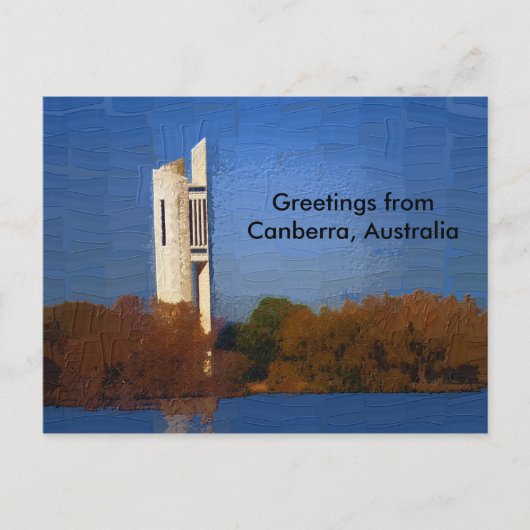 Canberra briefkaart (Voorkant)