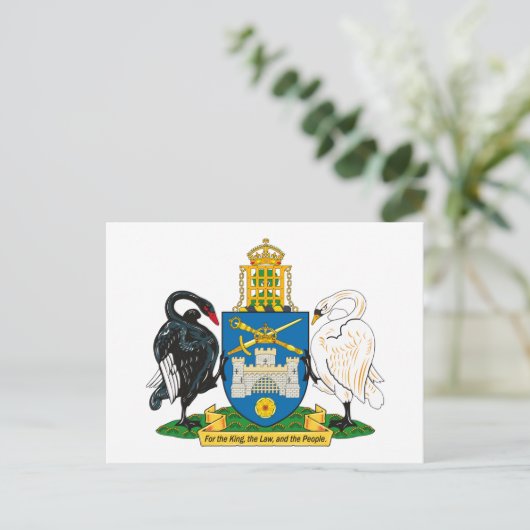 Canberra Coat of Arms Briefkaart (Staand voorkant)
