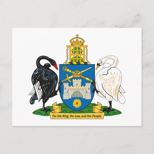Canberra Coat of Arms Briefkaart (Voorkant)