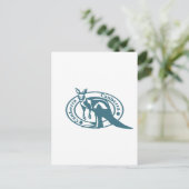 Canberra Kangaroo Briefkaart (Staand voorkant)