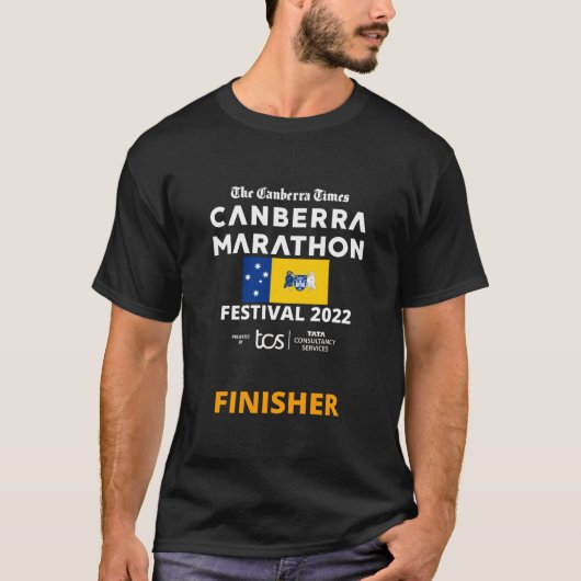 Canberra Marathon 2022 T-Shirt (Voorkant)