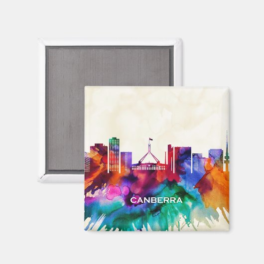 Canberra Skyline Magneet (Voorkant / Achterkant)