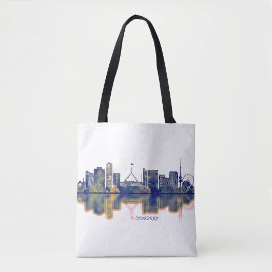 Canberra Skyline Tote Bag (Voorkant)