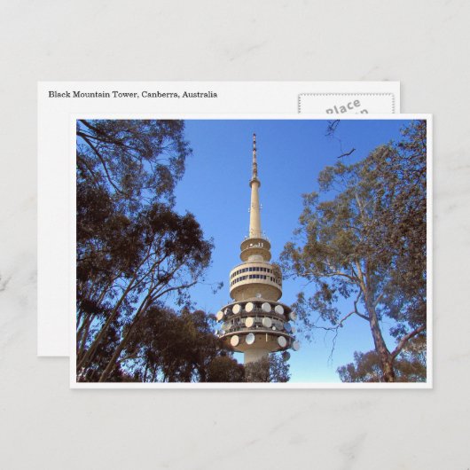 canberra-toren briefkaart (Voorkant / Achterkant)