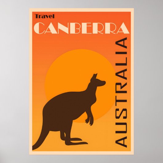 Canberra vintage poster (Voorkant)