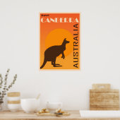 Canberra vintage poster (Keuken)