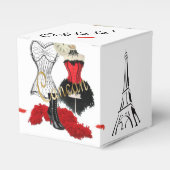 Cancan Costume 1 Bedankdoosjes (Voorkant Zijde)