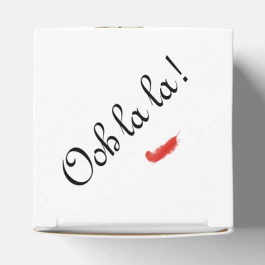 Cancan Costume 1 Bedankdoosjes (Bovenkant)