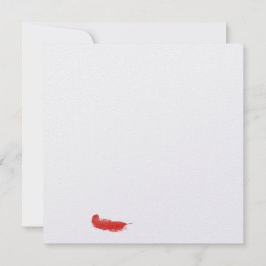 Cancan Costume 1 Uitnodiging (Achterkant)