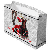 Cancan Costume 2 Large Cadeautasje (Achterkant Gekanteld)