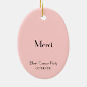 Cancan Dancer 4 Keramisch Ornament (Achterkant)