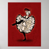 Cancan Dancer Poster (Voorkant)