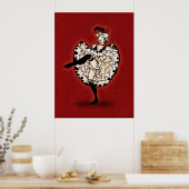 Cancan Dancer Poster (Keuken)