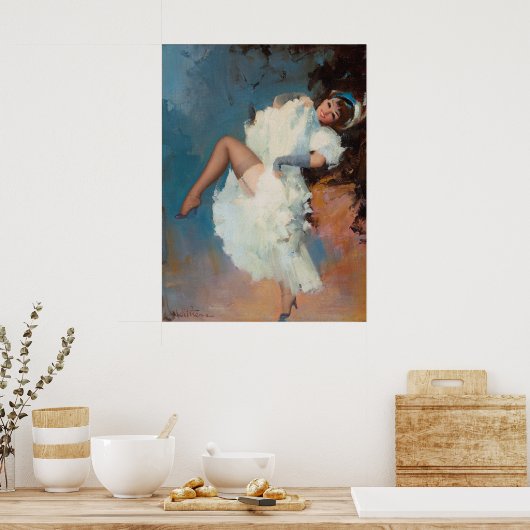 Cancan Dancer Poster (Keuken)