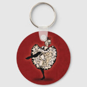 Cancan Dancer Sleutelhanger (Voorkant)