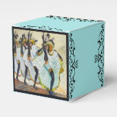 Cancan Dancers Bedankdoosjes (Voorkant Zijde)