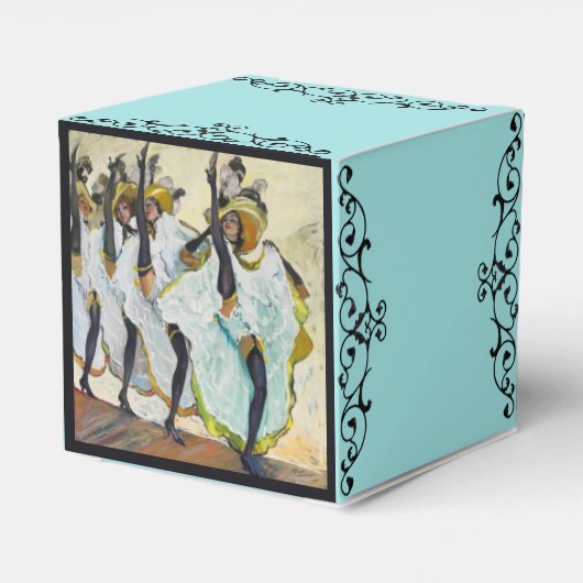 Cancan Dancers Bedankdoosjes (Achterkant)
