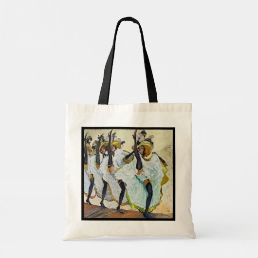 Cancan Dancers Canvas tas (Achterkant)