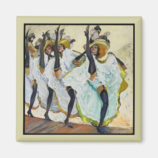Cancan Dancers Magneet (Voorkant)