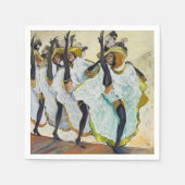 Cancan Dancers Servet (Voorkant)