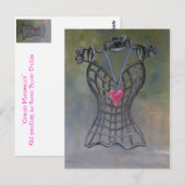 Cancan Mannequin Briefkaart (Voorkant / Achterkant)