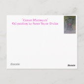 Cancan Mannequin Briefkaart (Achterkant)