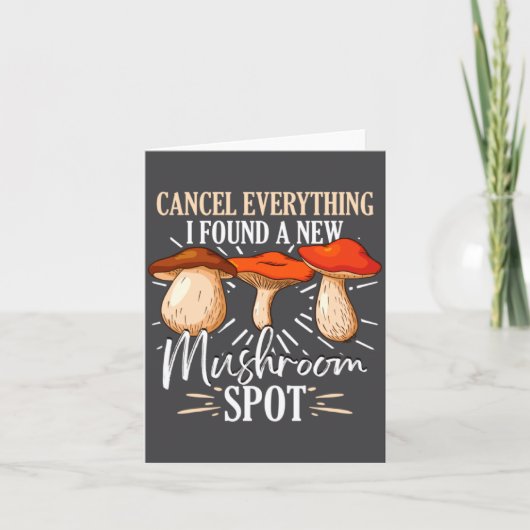 Cancel Everything I Found A New Mushroom St Fora _ Kaart (Voorkant)