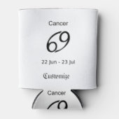 Cancer 69 Zodiac Sign Thunder_Cove Blikjeskoeler (Voorkant)