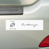 Cancer 69 Zodiac Sign Thunder_Cove Bumpersticker (Op auto)