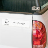 Cancer 69 Zodiac Sign Thunder_Cove Bumpersticker (Op Truck)