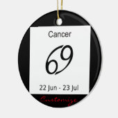 Cancer 69 Zodiac Sign Thunder_Cove Keramisch Ornament (Links)