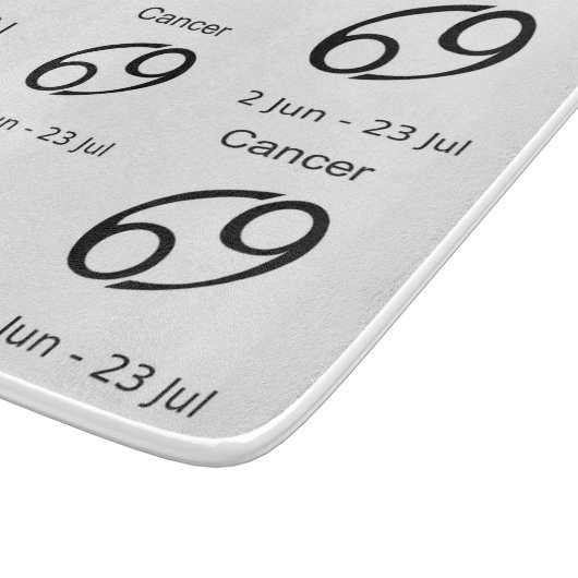 Cancer 69 Zodiac Sign Thunder_Cove Snijplank (Hoek)