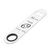 Cancer 69 Zodiac Sign Thunder_Cove Speed Flessenopener (Voorkant Gekanteld)