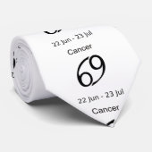 Cancer 69 Zodiac Sign Thunder_Cove Stropdas (Opgerold)