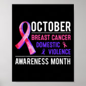 Cancer and Domestic Violence Awareness Month Famil Poster (Voorkant)