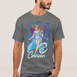 Cancer Anime Birthday Fairy Fairies T-shirt