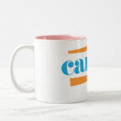 Cancer Aqua Tweekleurige Koffiemok (Links)