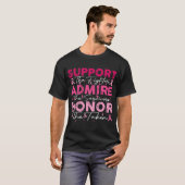 Cancer Awareness Long Sleeve T-shirt (Voorkant volledig)