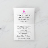 Cancer Awareness Note Kaart Invitation (Binnen)