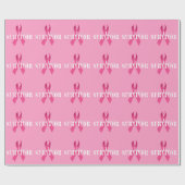 Cancer Awareness Pink Ribbon Survivor Cadeaupapier (Vlak)