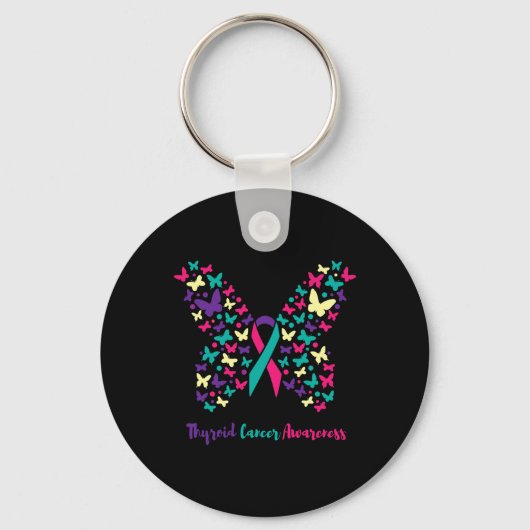 Cancer Awareness Shirt Sleutelhanger (Voorkant)