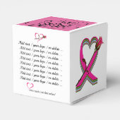 Cancer Awareness Small Box Bedankdoosjes (Achterkant)