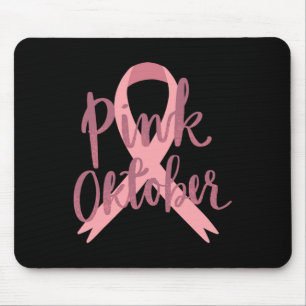 Cancer Awareness T-shirt - In oktober Draag we roz Muismat