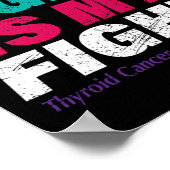 Cancer Awareness T-shirt Poster (Hoek)