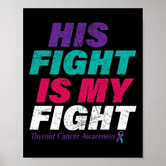 Cancer Awareness T-shirt Poster (Voorkant)