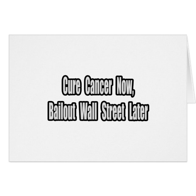 Cancer Bailout-Humor (Voorkant Horizontaal)