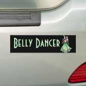 Cancer Belly Dancer Bumpersticker (Op auto)