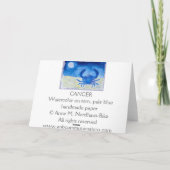 Cancer Birthday Kaart (Achterkant)