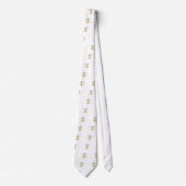 Cancer Bully (Gold Ribbon) Stropdas (Voorkant)