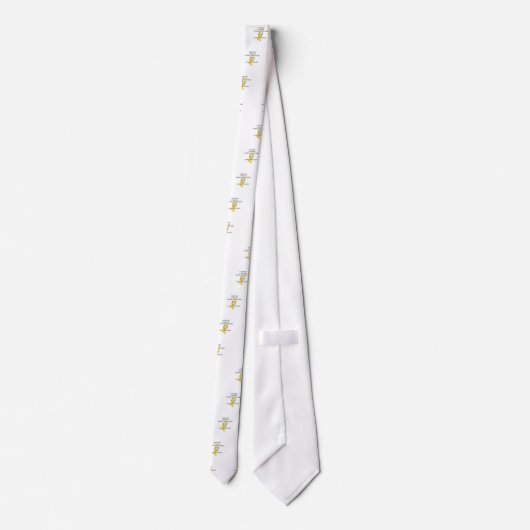 Cancer Bully (Gold Ribbon) Stropdas (Achterkant)